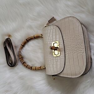 Borse in Pelle Bamboo bag